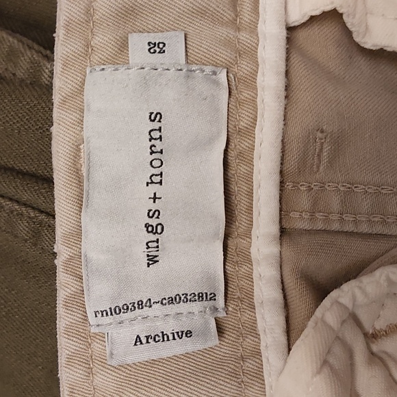 Wings + Horns Men's Officers Chinos - Picture 6 of 7